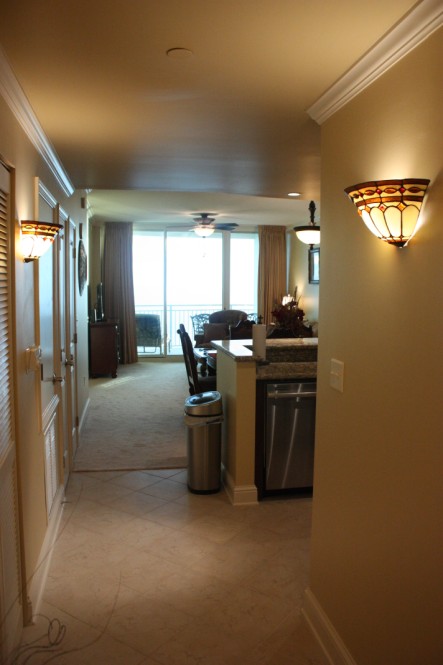 Sconce Lighting in Hallway