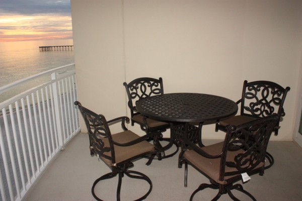 Patio Table on Balcony