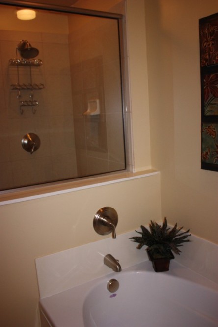Tile Shower in Master Bathroom