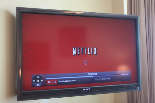 Wall Mounted 40" Sony Bravia HDTV with Internet Video and Widgets