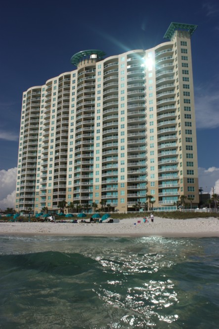 View of Aqua from Gulf